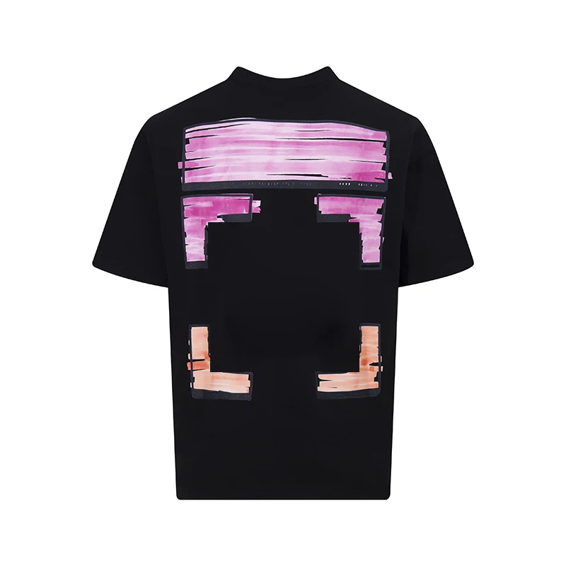 20ss Design "C/O" Pijlen X De Maan Gedrukt Vrouwen Mannen T-shirts tees Hiphop Oversized Mannen Casual Katoenen T-shirt - afbeelding 1