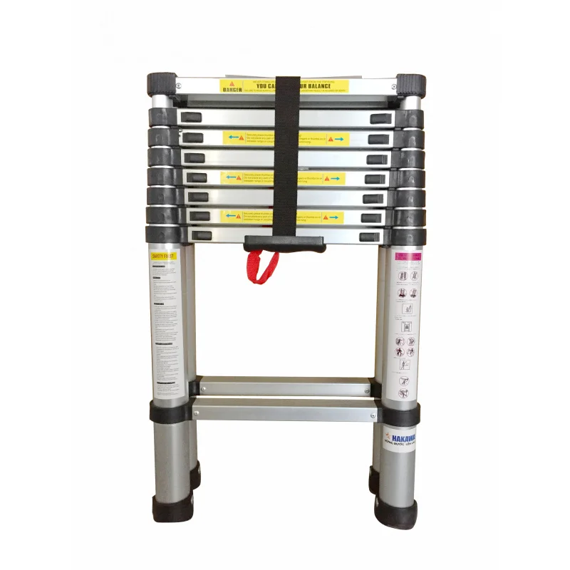 custom.EN131 Sell Well Adjustable Aluminum Double Sided Telescopic Step Ladder Multipurpose Ladder Folding Ladder