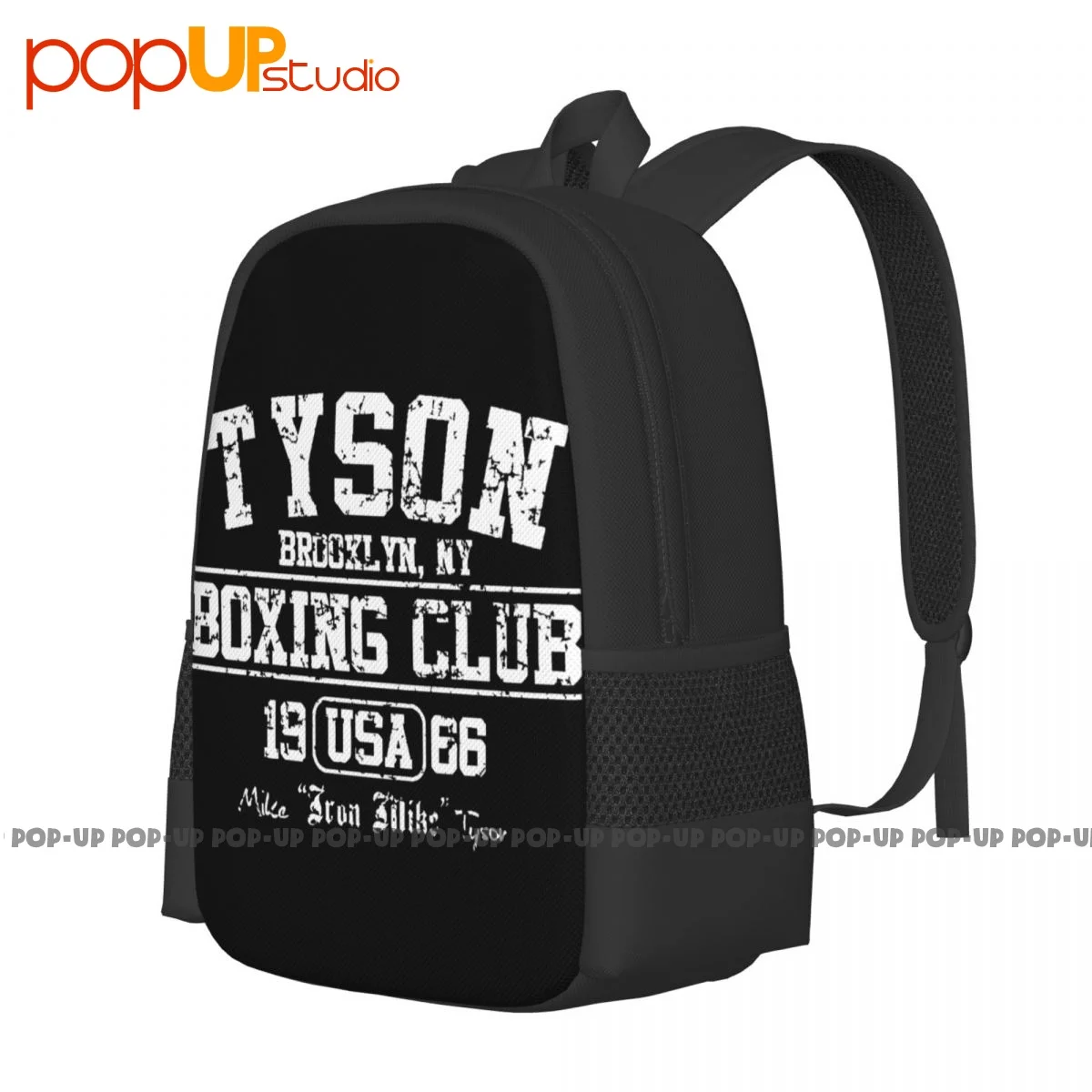 Tyson Boxing Club Retro Mike 80S Backpack Large Capacity Vintage Training Storage Bag Riding Backpack