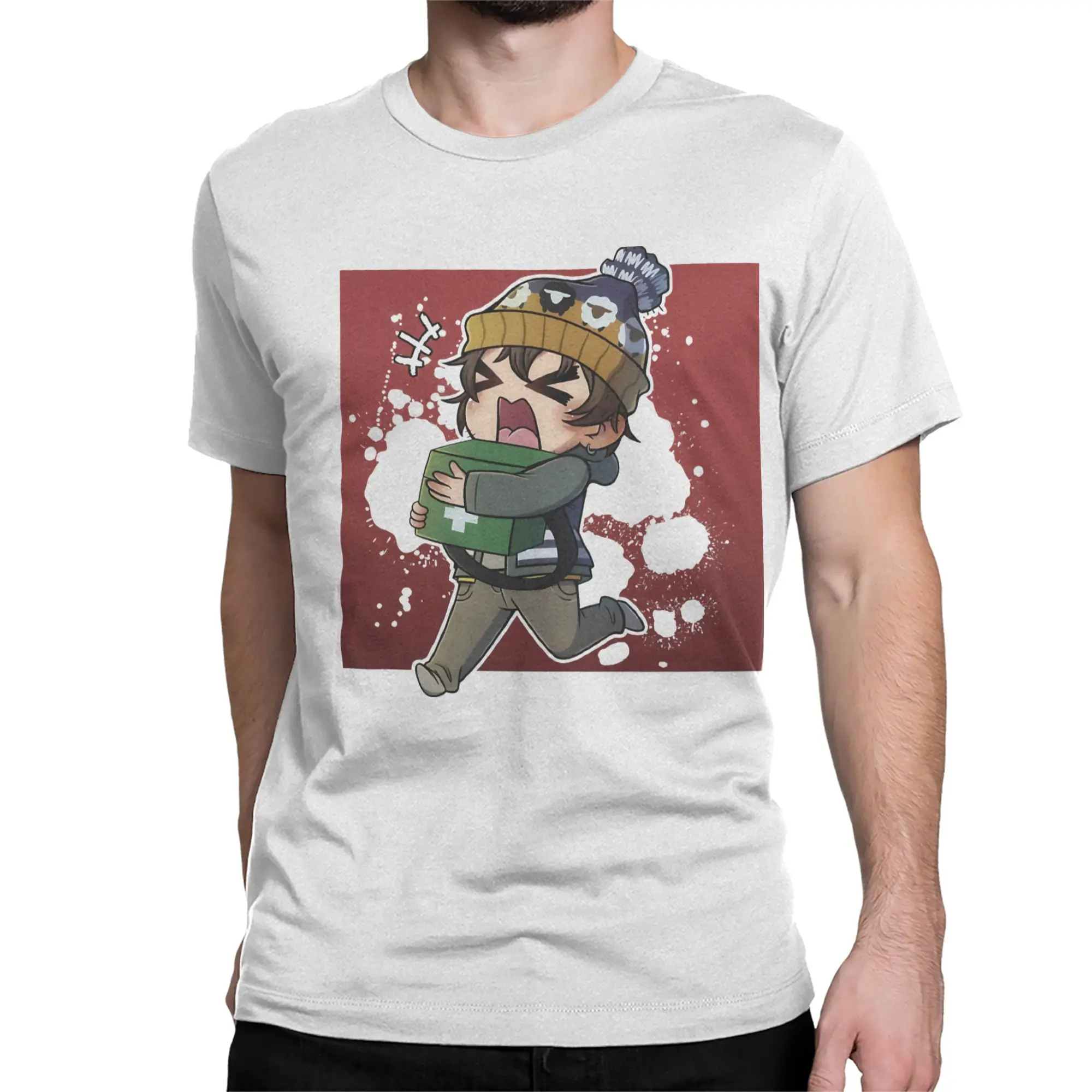 Just a Lil Courier Bryan Hodukavich Chibi Horror for Men T Shirt  Funny Tees O Neck T-Shirts Pure Cotton Original Clothing