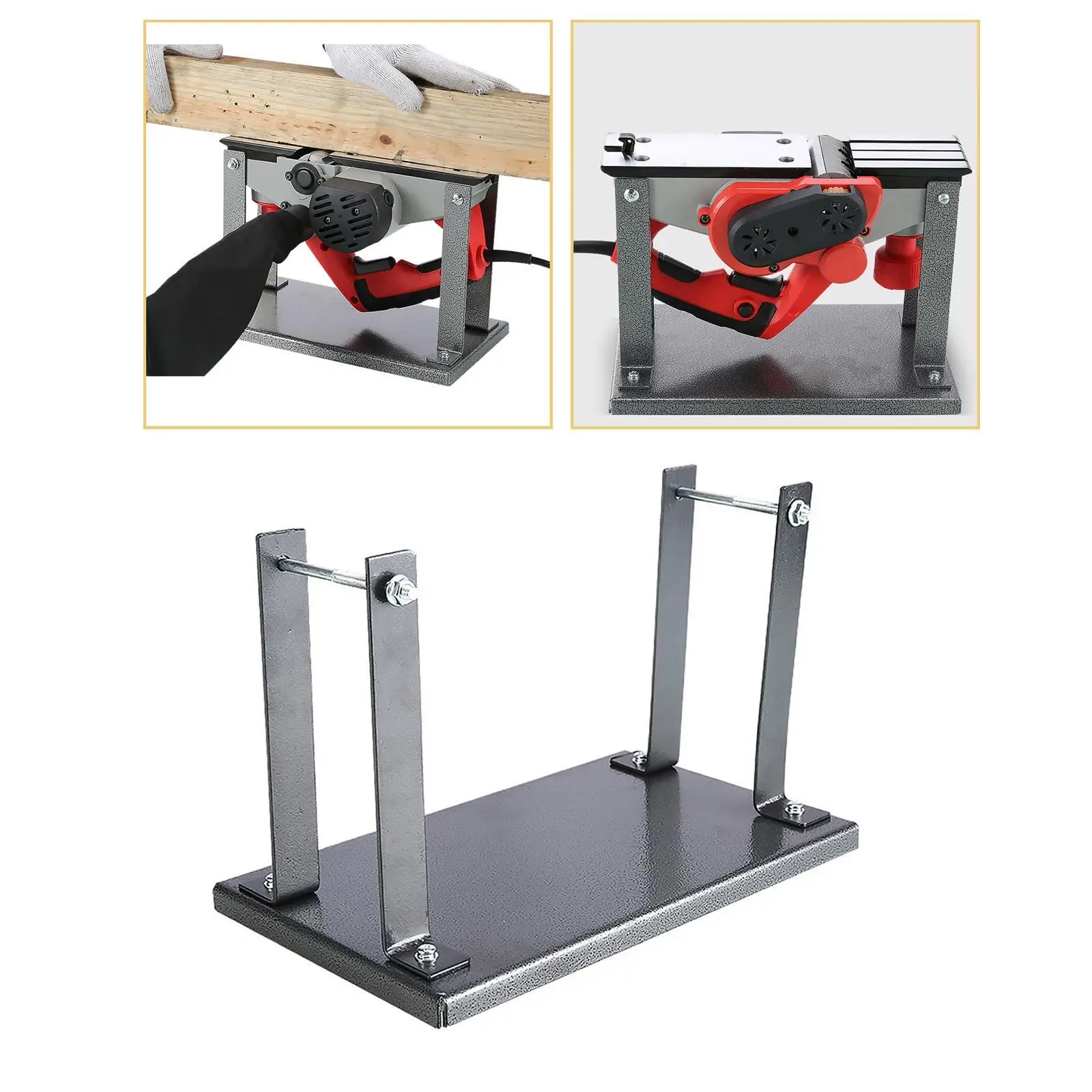 Flip Planer Stand,Electric Planer Inverted Bracket Electric Planer Stand Planer Rack Power Planer Holder for Table Household