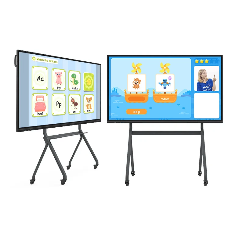 

100 Inch Interactive Smart Whiteboard LCD Infrared Touch Panel Digital Teaching Board for Classroom Training Office Presentation