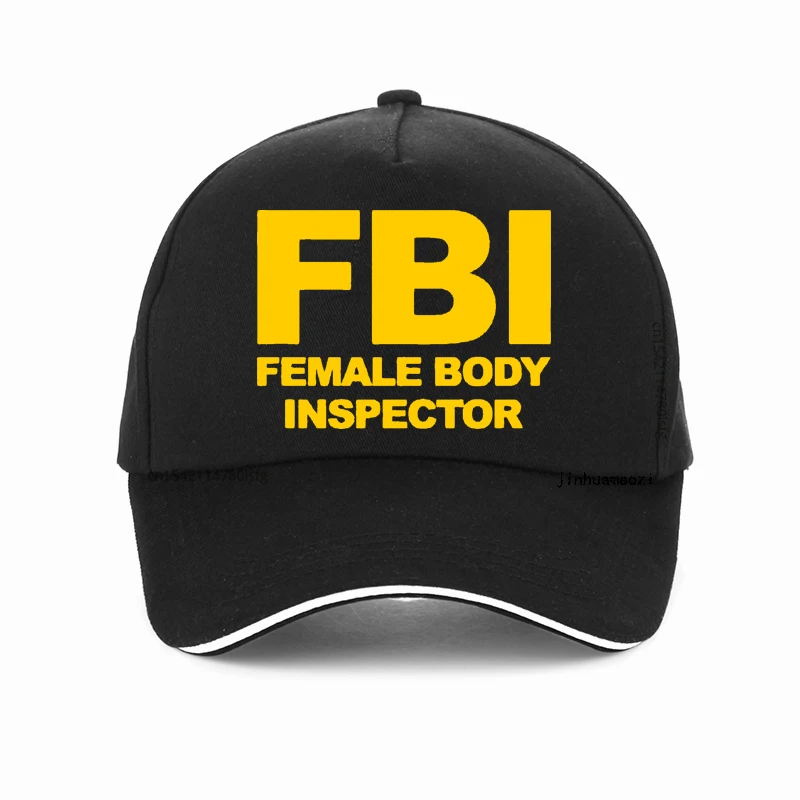 

FBI Female Body Inspector Navy Blue Funny Stag Party Baseball Cap Casual Punk style Hip Hop Dad hats Summer women Golf caps