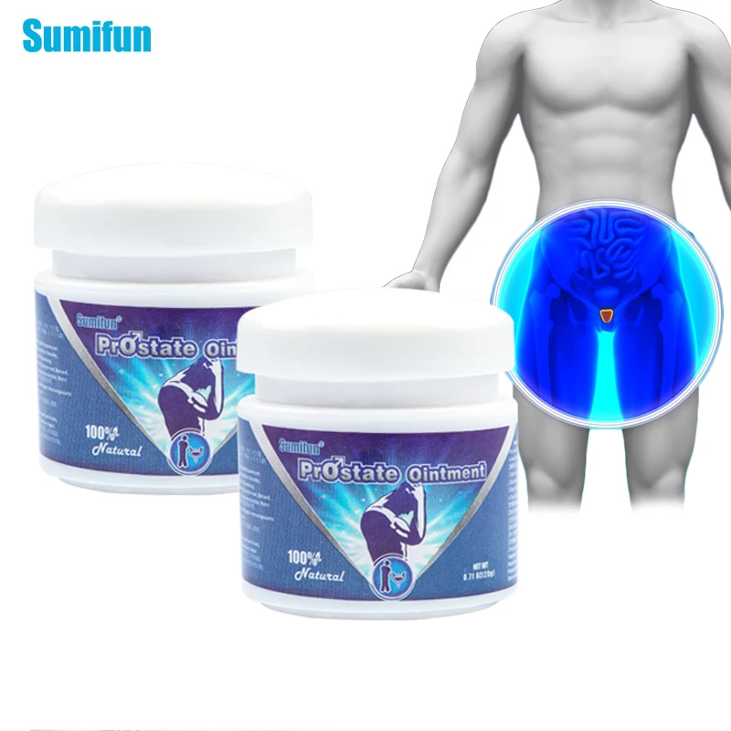 

20G Sumifun Male Prostate Ointment Prostatitis Urethritis Treatment Cream Man Urological Kidney Body Health Care Navel Plaster