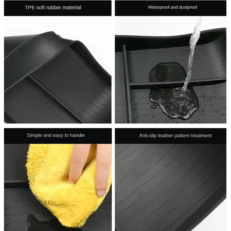 منظم السيارة ختم Atto 4 EV 2022 ~ 2024 2023 حامل أشتات التعبئة مسند الذراع المركزي التحكم صينية تخزين الملحقات