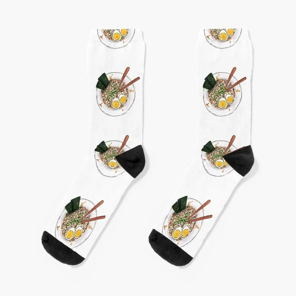 

Ramen Bowl Socks shoes sport Women Socks Men's