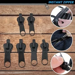 Quick zipper universal zipper slider replacement, 3 sizes, DIY sewing fixed zipper repair set, zipper teeth fixed zipper clip