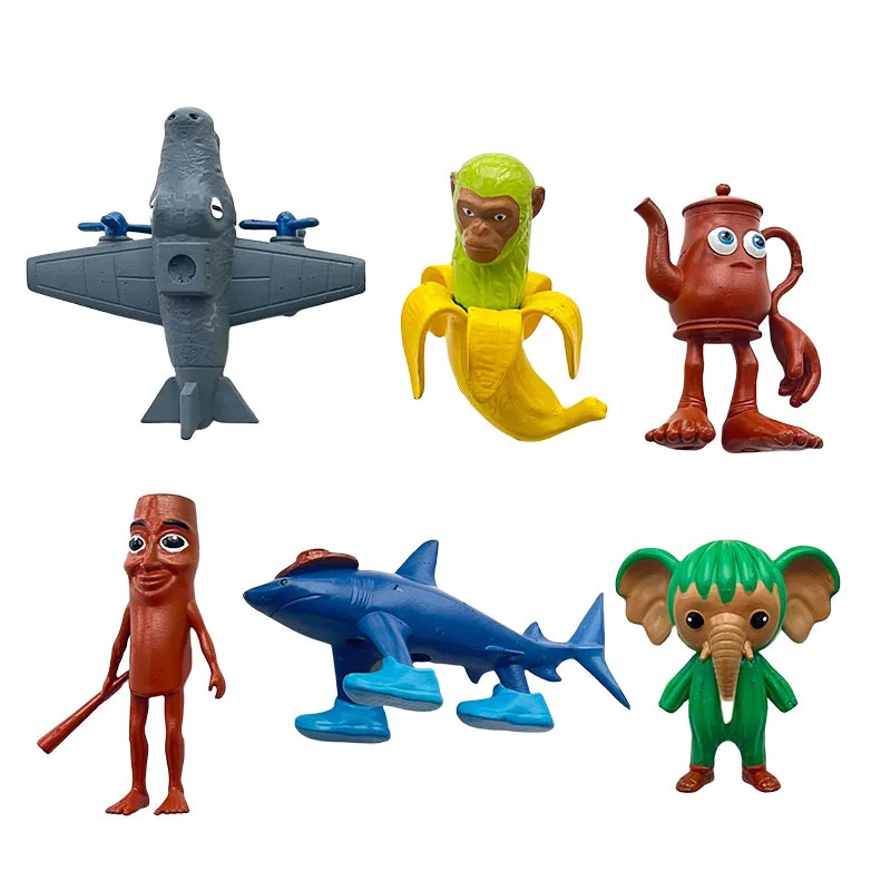2025New Brainrot Tung Sahur Figure Toy Tralalero Tralala Figures