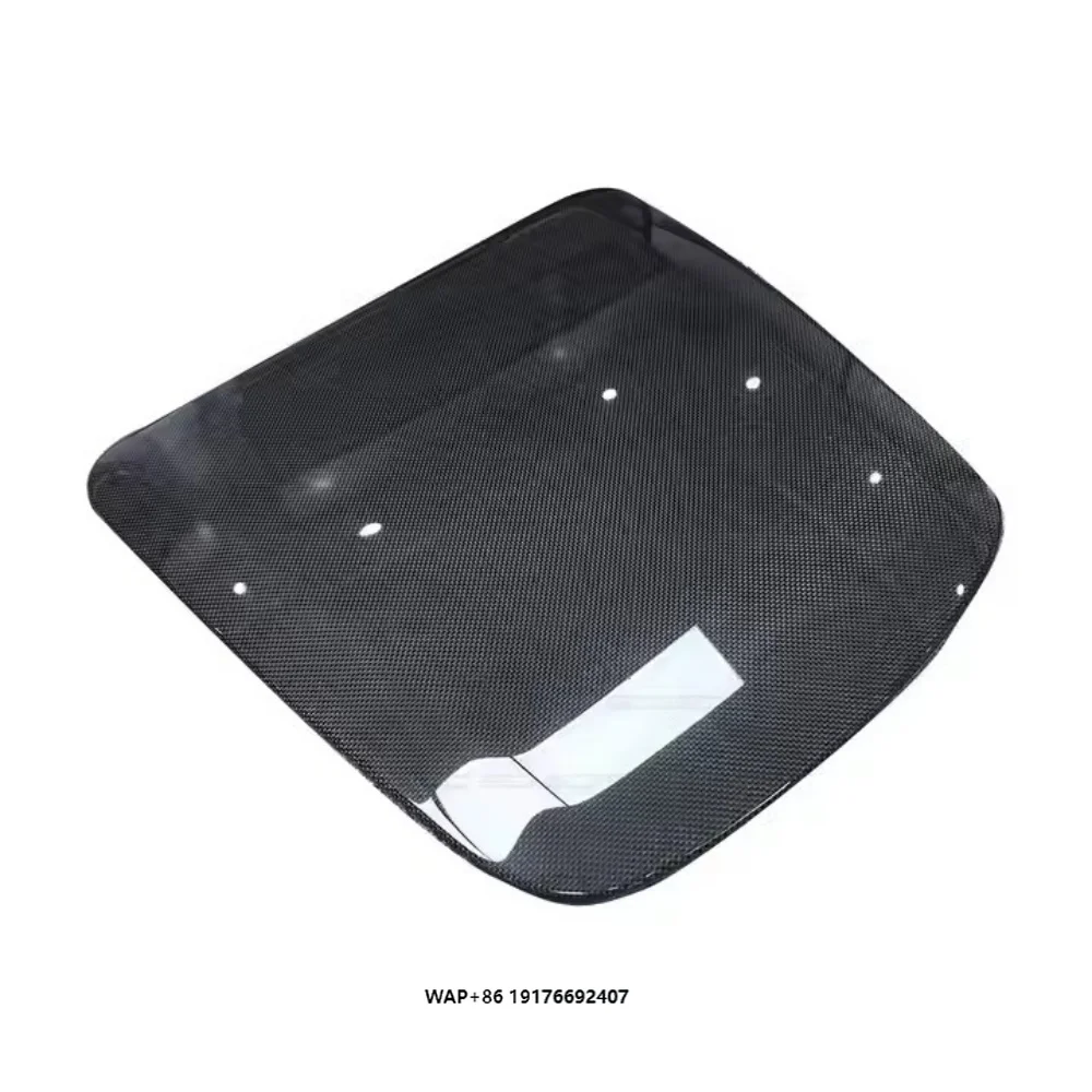 

High Quality OEM Style Dry Carbon Fiber Rear Hood Engine Cover Suitable forFerrari 296GTB Upgrade and Modification