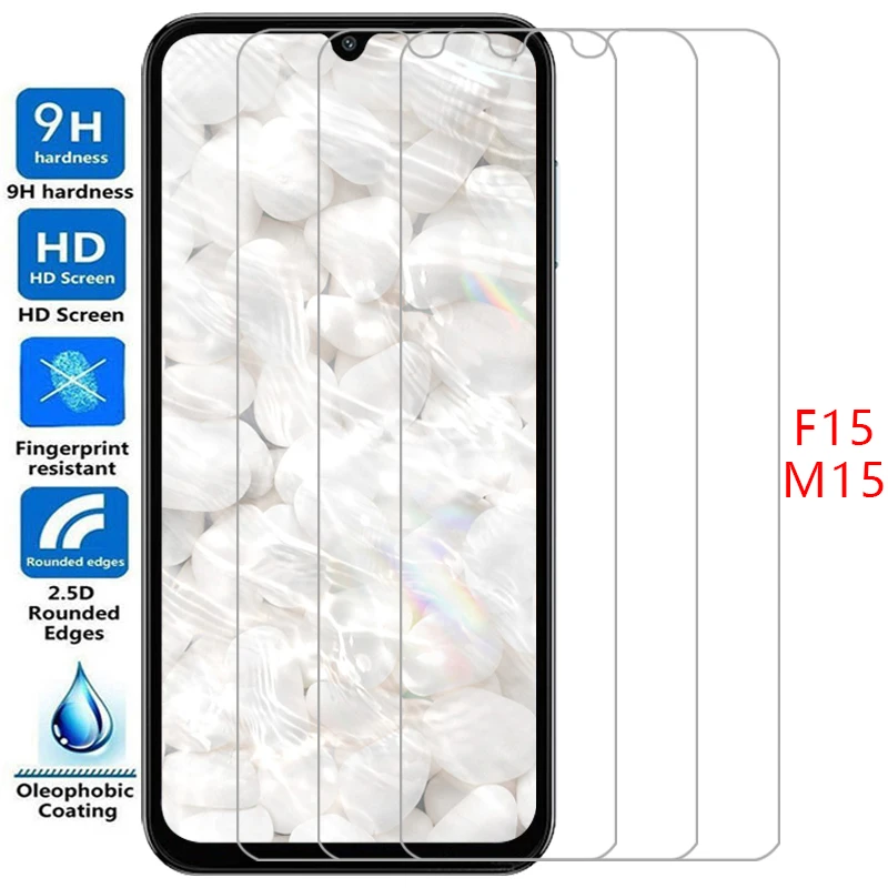 Чехол для телефона Samsung Galaxy M15 F15 5G с защитным стеклом, задняя крышка 360° для Samsung M15, Galaxy M15, M F 15, 15M, 15F, 5G