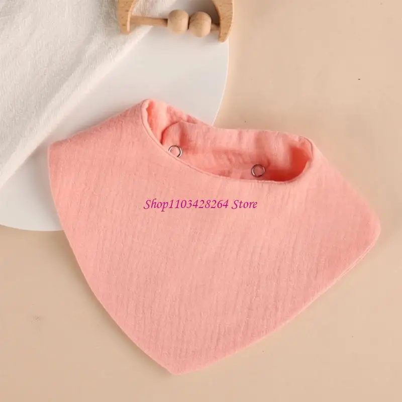 مرايل أطفال ملونة 6 طبقات مرايل لحديثي الولادة أوشحة أطفال أنيقة باندانا للأطفال مرايل لعاب أطفال من القماش للأولاد والبنات #5