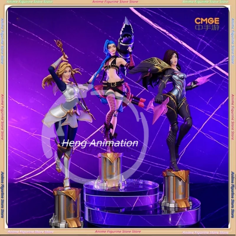 

Battle of The Twin Cities Jinx Hand Puppet LOL Hand Game Dolls Ornaments Peripherals Collectible, Gift