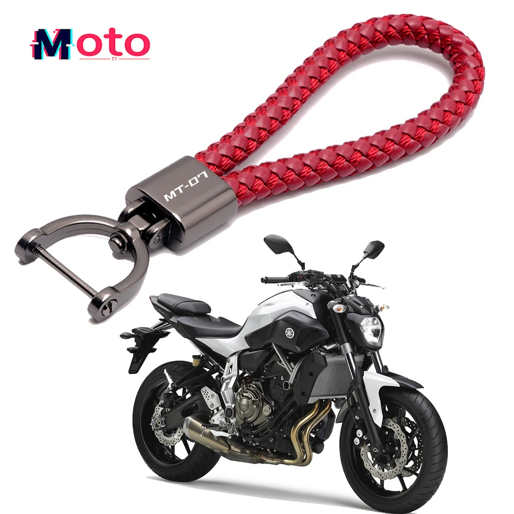 For Yamaha MT 07 MT-07 MT07  FZ07 2021 2020 2019 2018  Motorcycle  Zinc Alloy Keychain Key Ring With