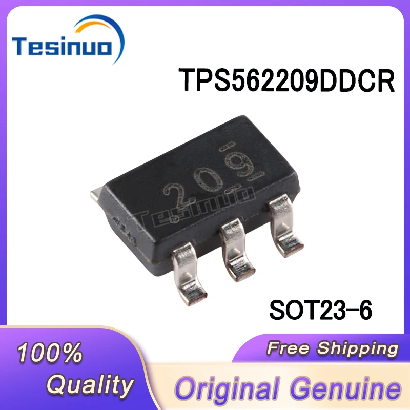 10/PCS New Original TPS562209DDCR Screen printing 209 SOT23-6 Synchronous buck regulator chip In Stock