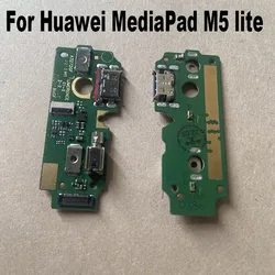 For Huawei MediaPad M5 Lite BAH2-L09 W09 W19 10.1 USB Charger Port Dock Connector Plug Board Charge Charging Flex Cable