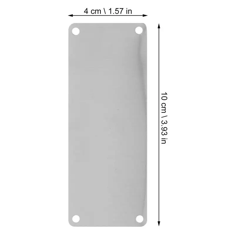 10pcs Name Signs DIY Engraving Blank Signs Multi-function DIY Blanks Signs Plates Office Business Door Signs