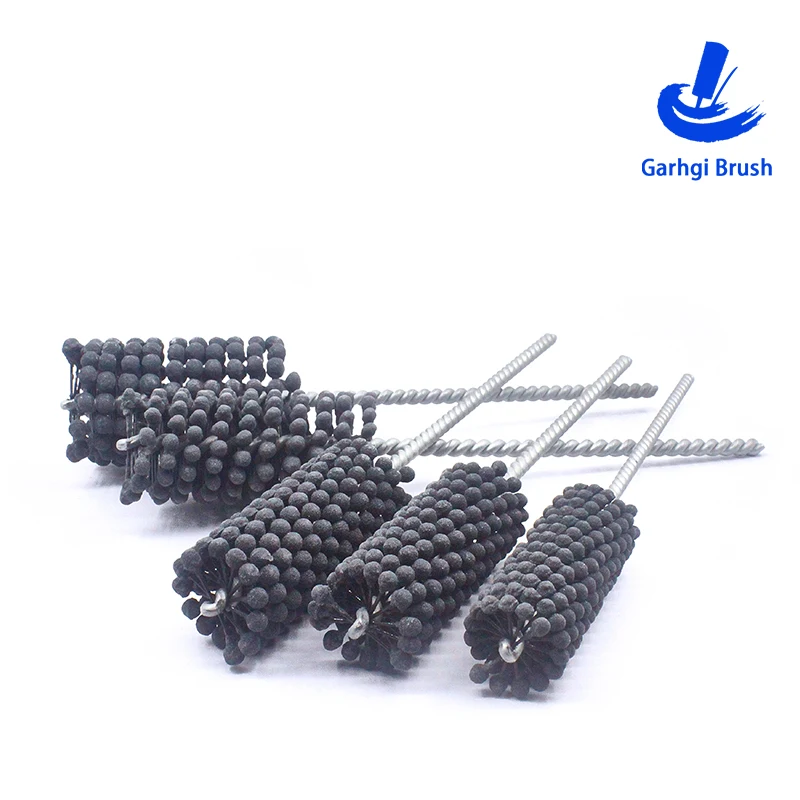 Flexible Cylinder Honing Brushes 20-40mm Grit 320 Abrasive for Mild Steel Stainless Steel Cast Iron Soft Ferrous Materials