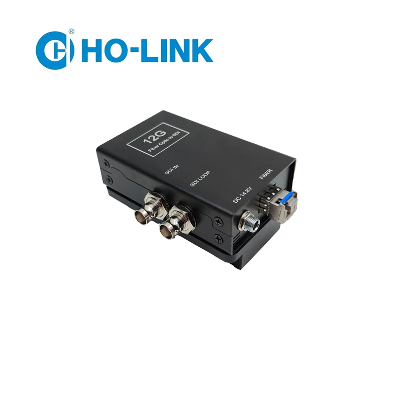 Ho-link Multi-service Video Multiplexer 1 Ch 12G SDI to LC Fiber Optic Converter