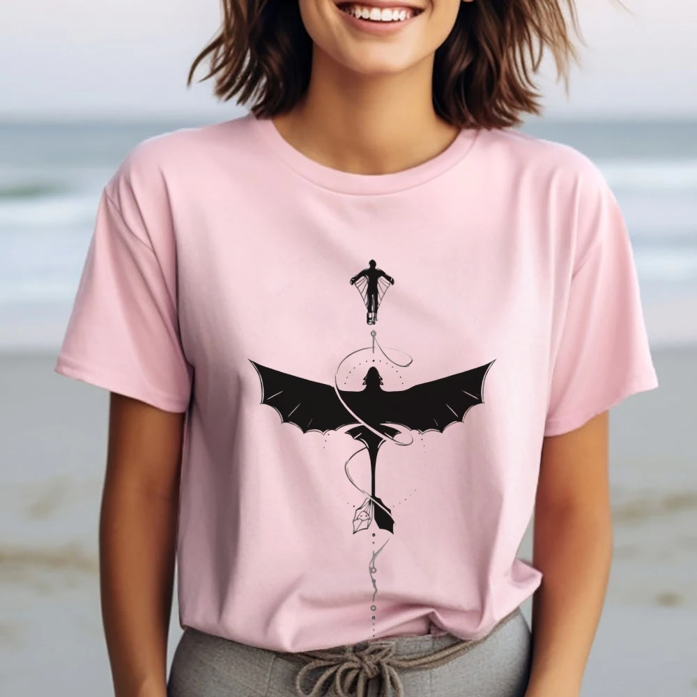 

Angel Retro Niche Women's Oversized Y2K Graphic Tee | Hand-Painted Art Korean Style | 2025 Summer Cool T-shirt