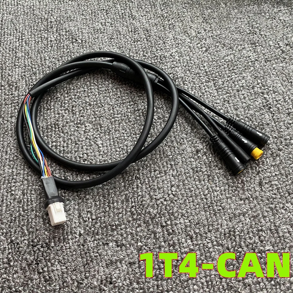 E-Bike Motor Cable Hot Sale UART/CAN Protocol 1T4 Assembly Cable For Bafang M400 G330 G510 M620 Brake Display Throttle Connector