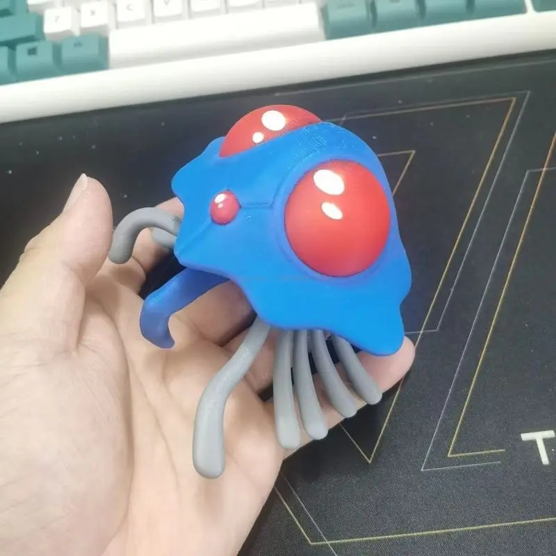 Anime Pokemon Figures Tentacool Tentacruel Proportion World 1:20 Diy 3d Printing Cute Cartoon Character Desktop Model Kid Gifts