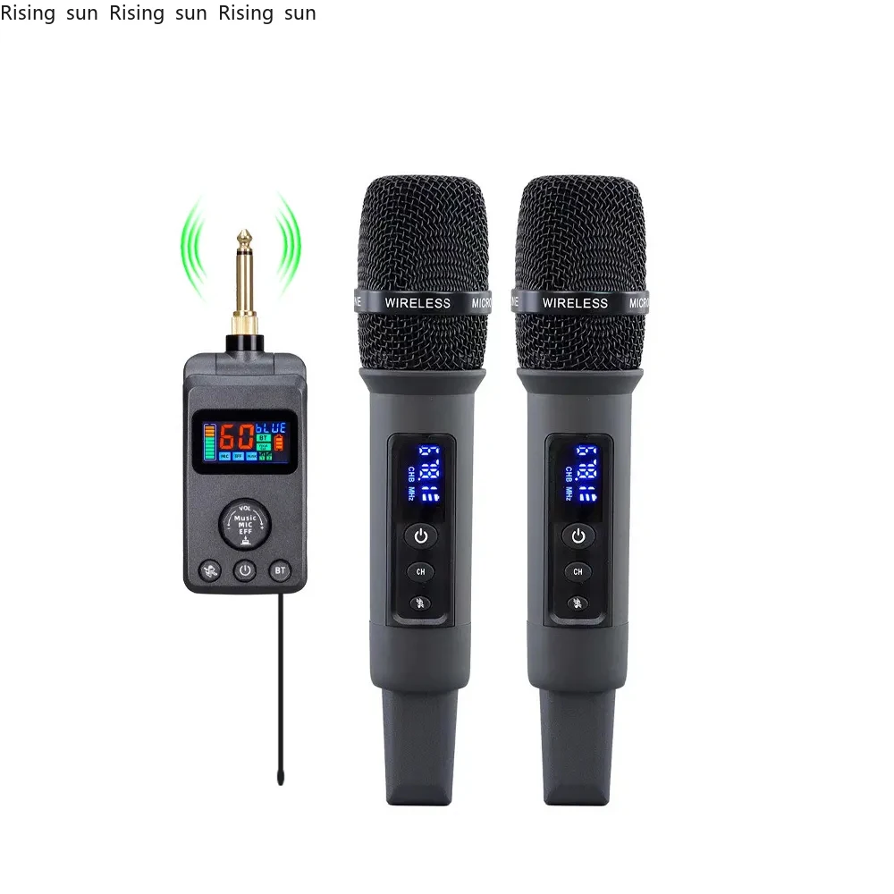 

Best 3.5mm Output Use Wireless Microphone BT Recharging Howling Effect Adjusted Reverb Cancellation DSP Microphone