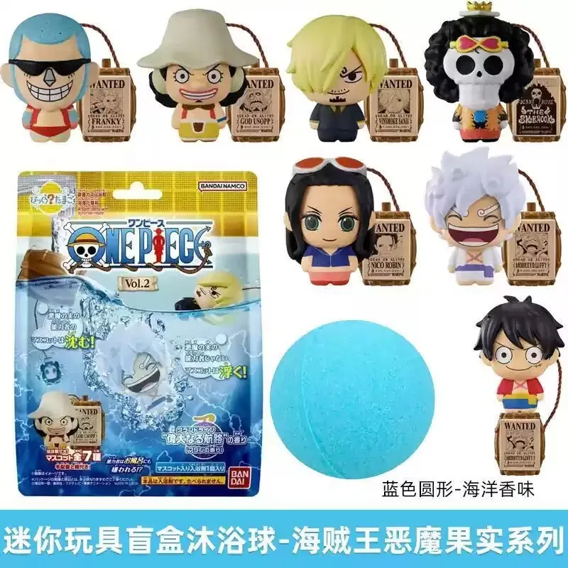 Bandai Pikachu Original Pokemon, bolas de baño para niños, cajas de persianas, juguetes, adornos, figuras de acción, juguetes enviados al azar