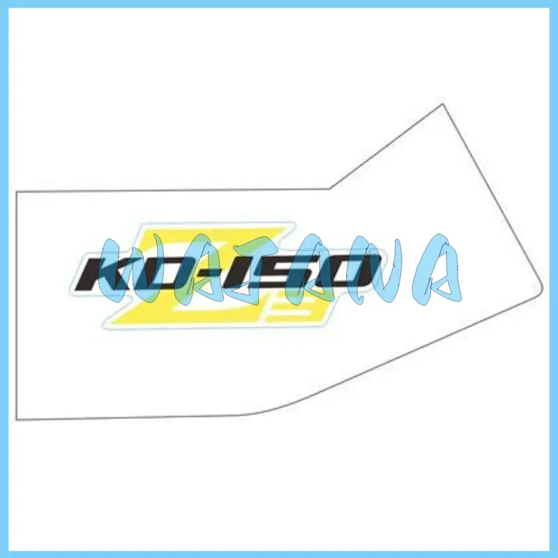 Kd150-z3 Decal on the Rear of the Left / Right Side Cover (bright Yellow/kd-150/high Viscosity) 1210312-645000 / 1210312-646000