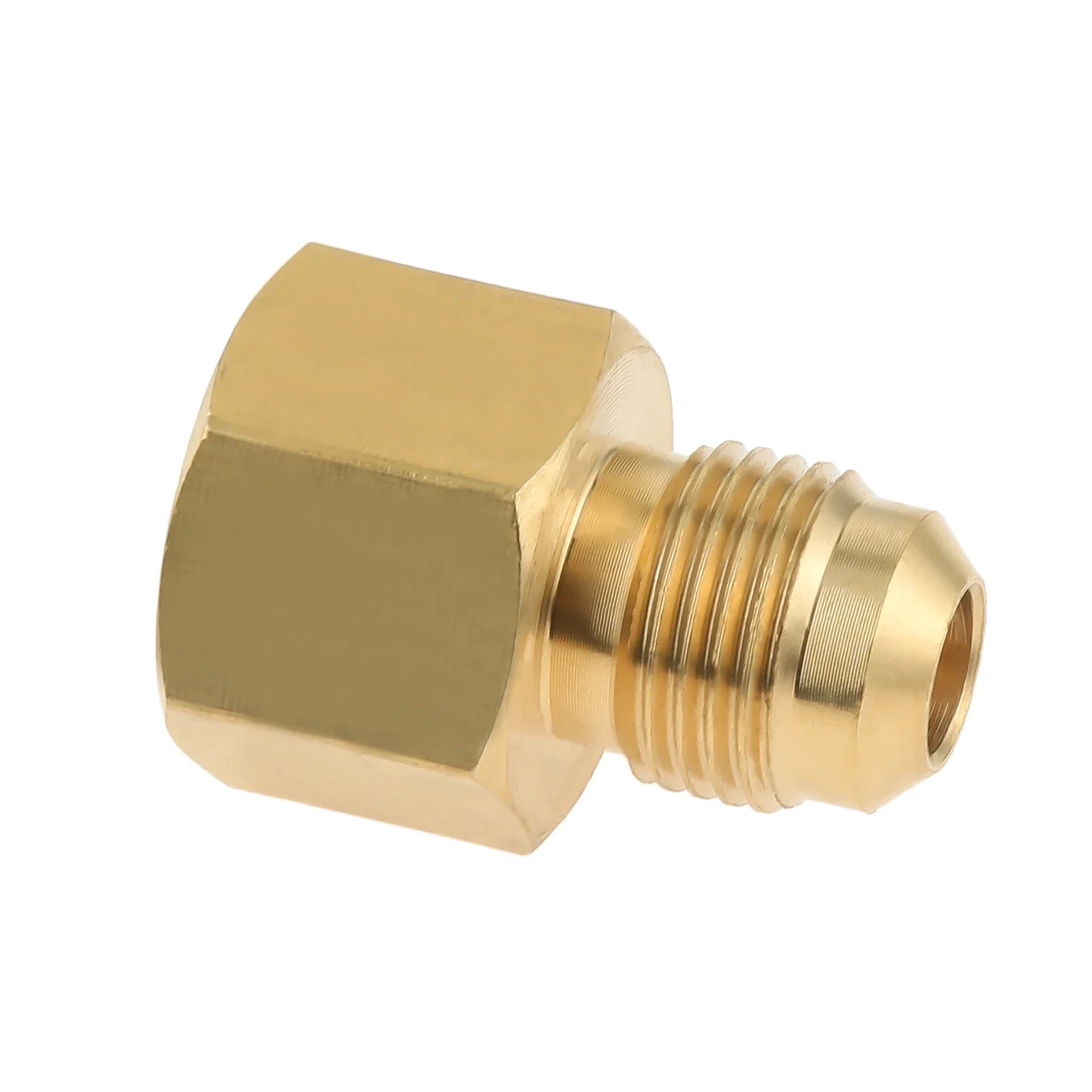 1Pc Brass Adapter 3/8" Male Flare X 1/2" Female NPT Pipe Connector for Outdoor Gas Fire Pits