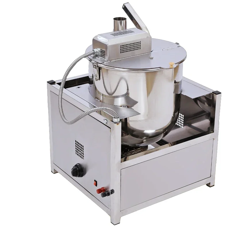 Household 220v 220V Automatic Gas Popcorn Machine Electric Hot Air Corn Machine Popcorn Machine-5000W