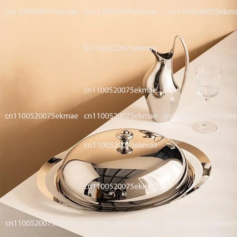 Stainless Steel Lidded Serving Trays, Cake Stands and Serving Platters – Minimum Order Quantity of 2