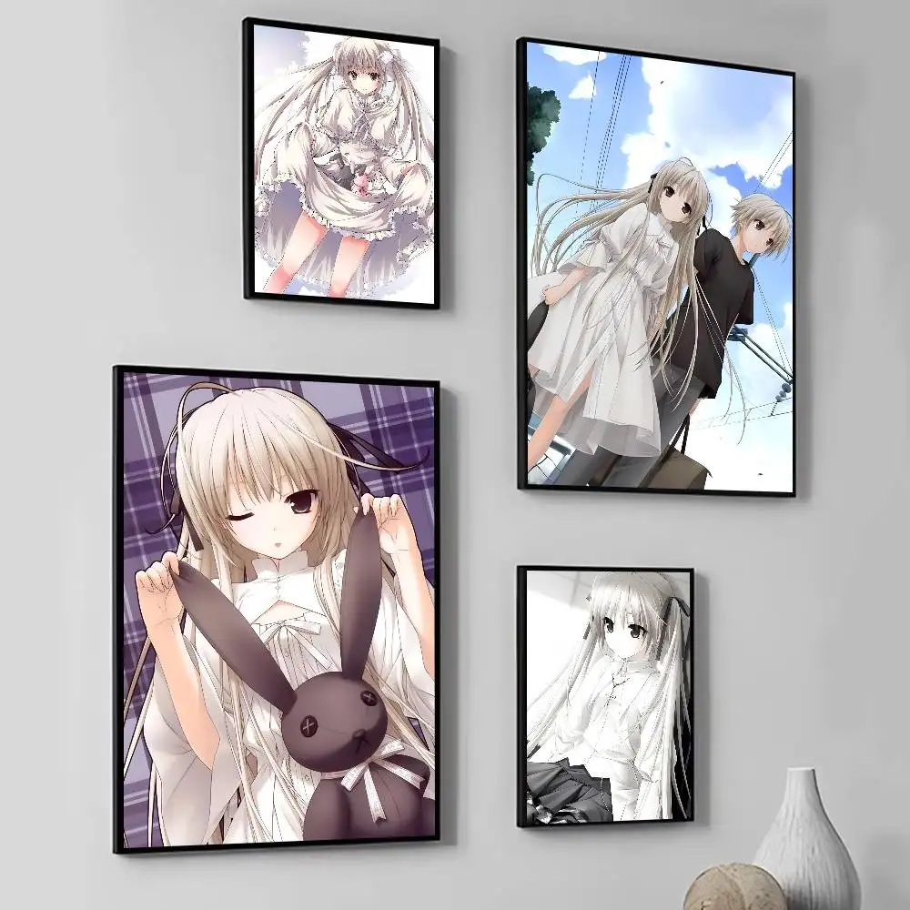 Anime Y-Yosuga No Sora Manga Posters Fancy Wall Sticker for Living Room Bar Decoration Wall Decor