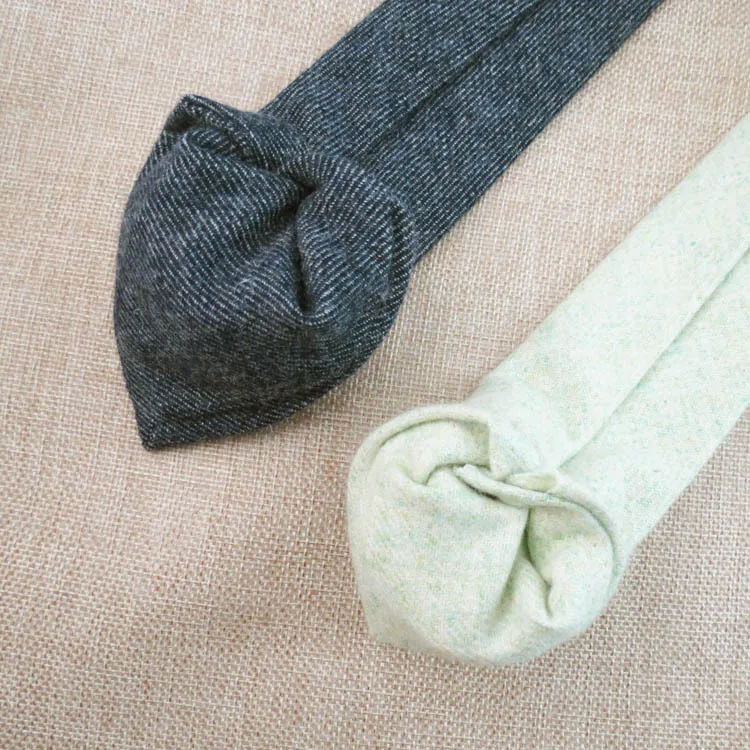 Spot supply of high-quality wool ties, classic and fashionable business men's Korean monochrome ties