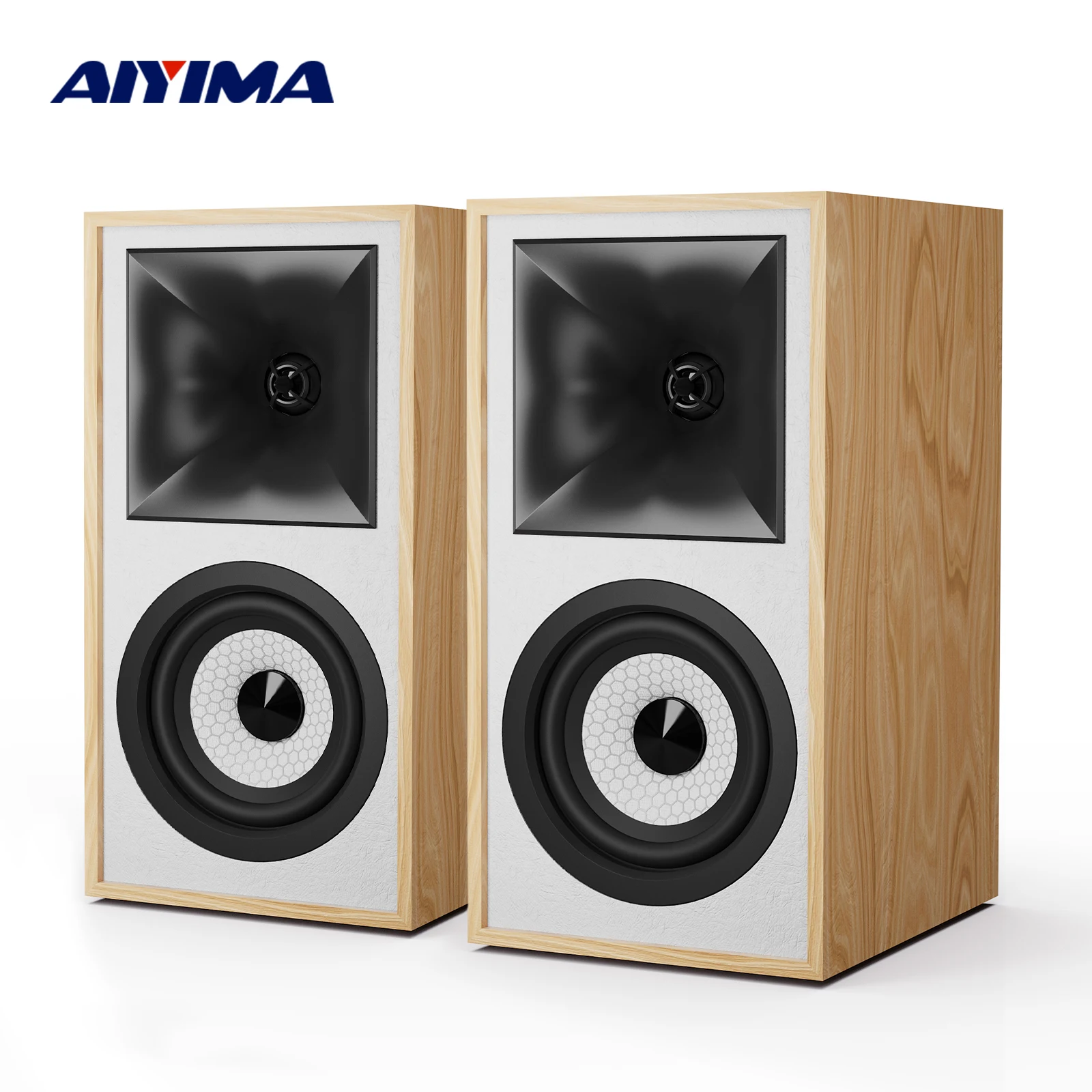 AIYIMA S400 【更新モデル 】アクティブスピーカー AIYIMA アップグレード S400 オーディオ ブックシェルフ アクティブ
