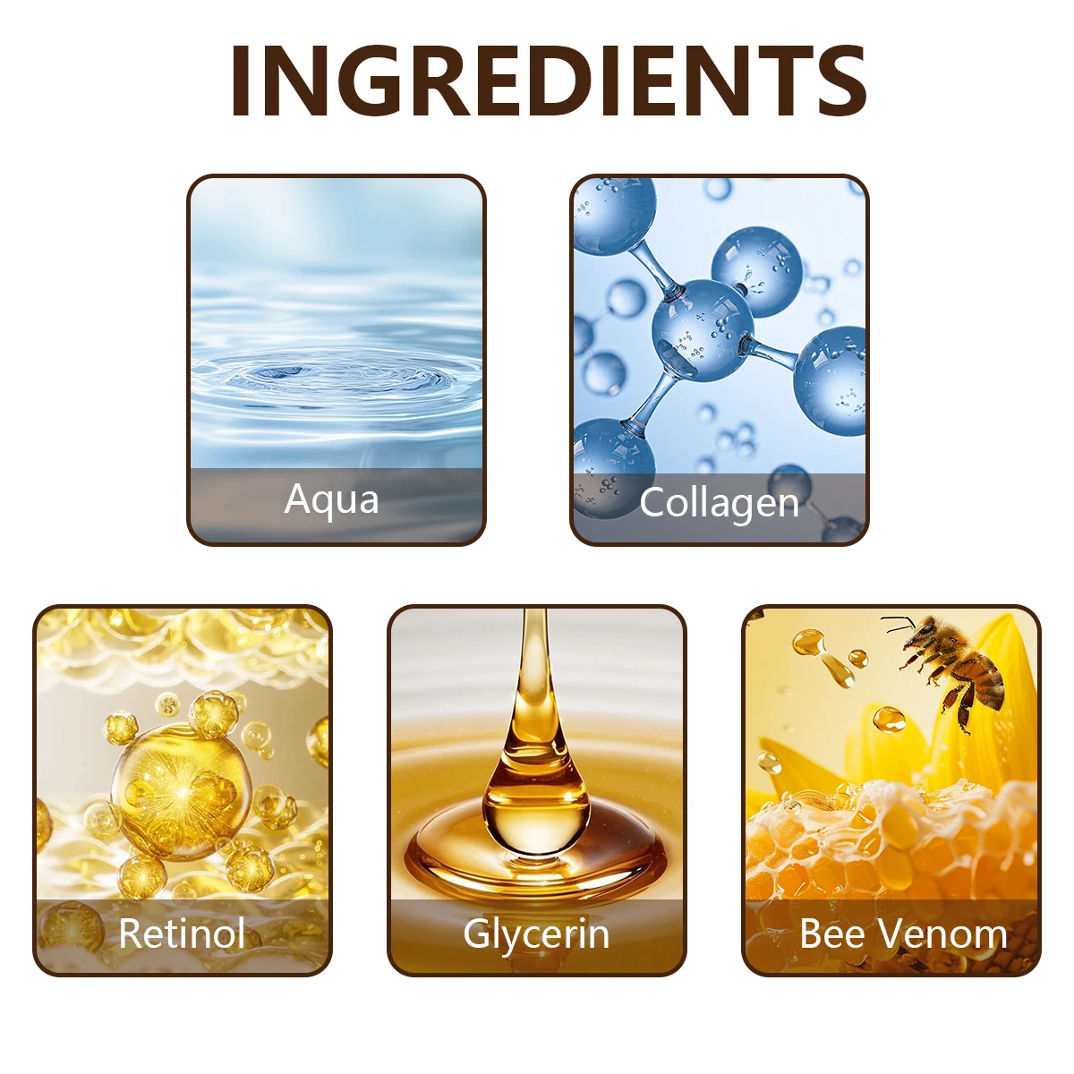 أكياس العين المستهدفة والهالات السوداء والتجاعيد. كريم مرطب للعين مع ماء آيس ليفين وباي فينوتين. آمنة وفعالة 20 جرام. #5