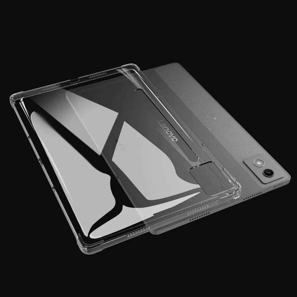

For Lenovo Idea Tab Pro 12.7/Xiaoxin Pad Pro 12.7inch 2025 Tablet Cases TB375FC Transparent Air-bags Soft Silicone Tablets Cover