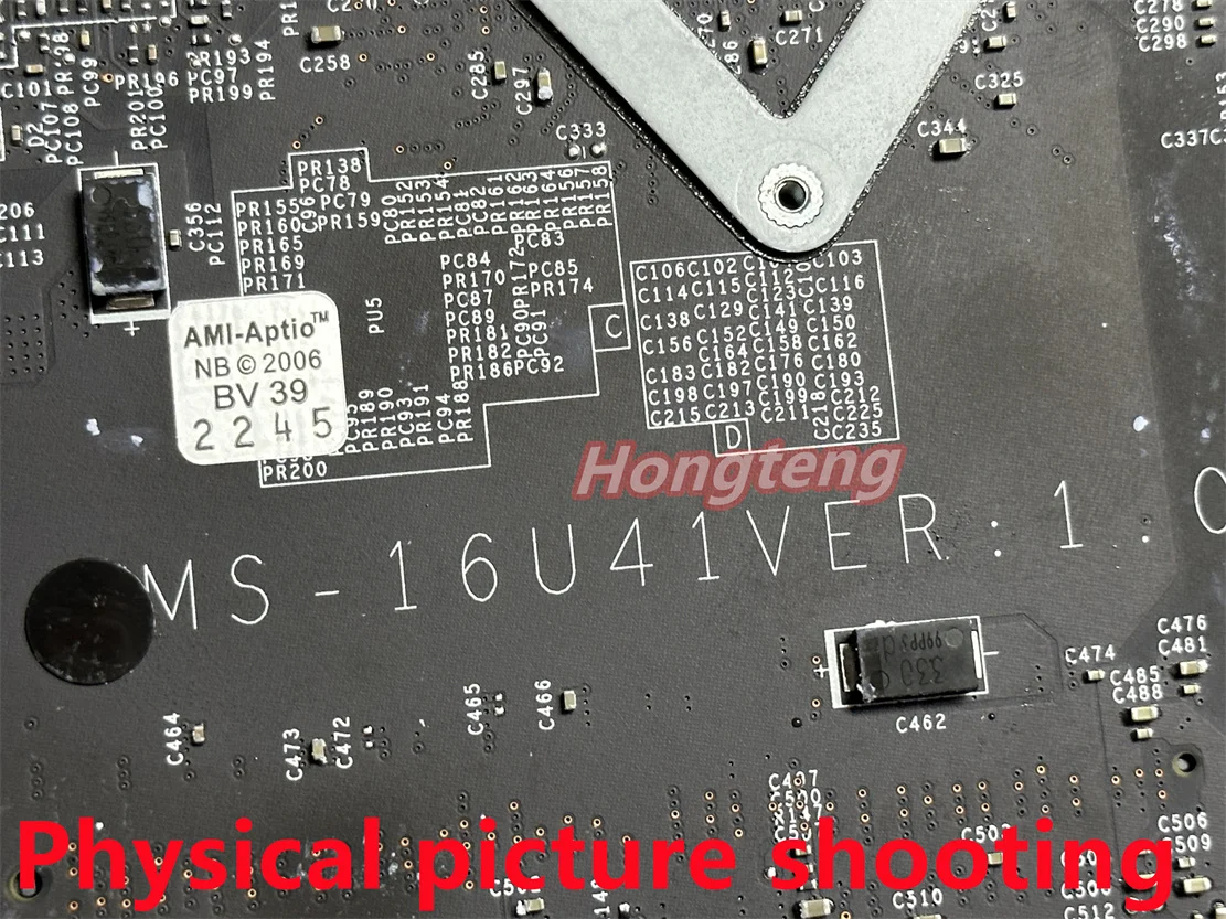 Imagem -06 - Placa-mãe do Portátil para Msi Ms16u41 Gl65 9sc002us com I5-9300h e Gtx1650m Teste ok