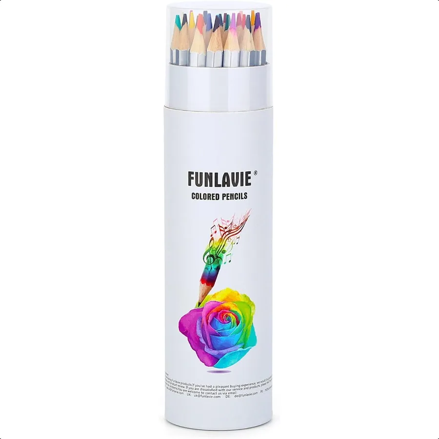 

24 Colored Pencils for Adult Coloring BooksSoft Core Coloring Pencil Set Drawing Pencils for sketching Painting Art Pencil Art