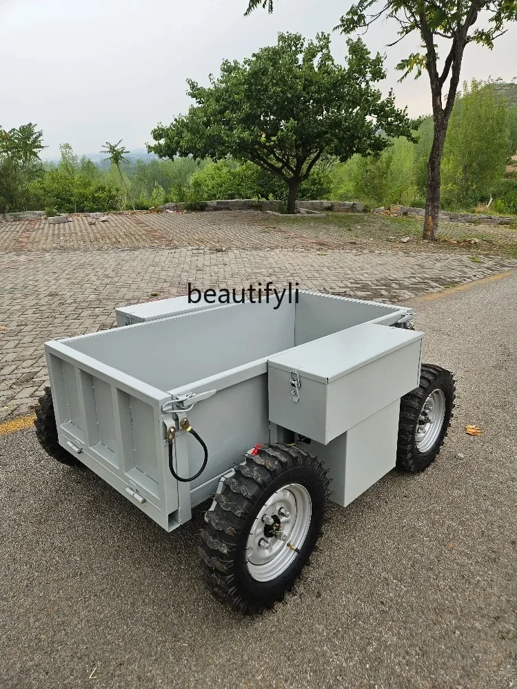 YH All-terrain 4x4 transporter Electric remote control transporter Orchard mountain climbing 4x4 truck