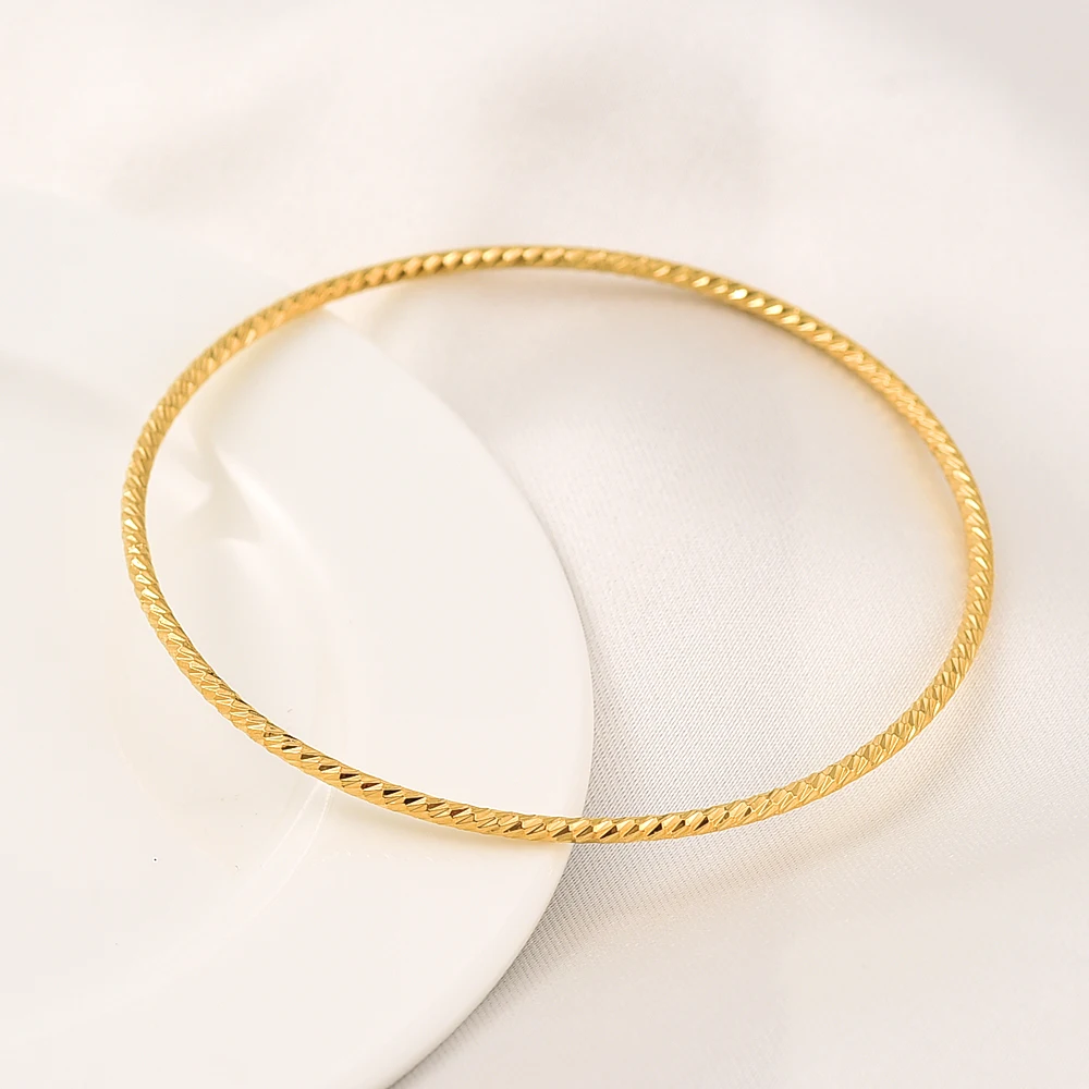 Fashion Dubai Gold Jewelry Gold Color Bangles For Ethiopian Bracelets Ethiopian Jewelry Gift