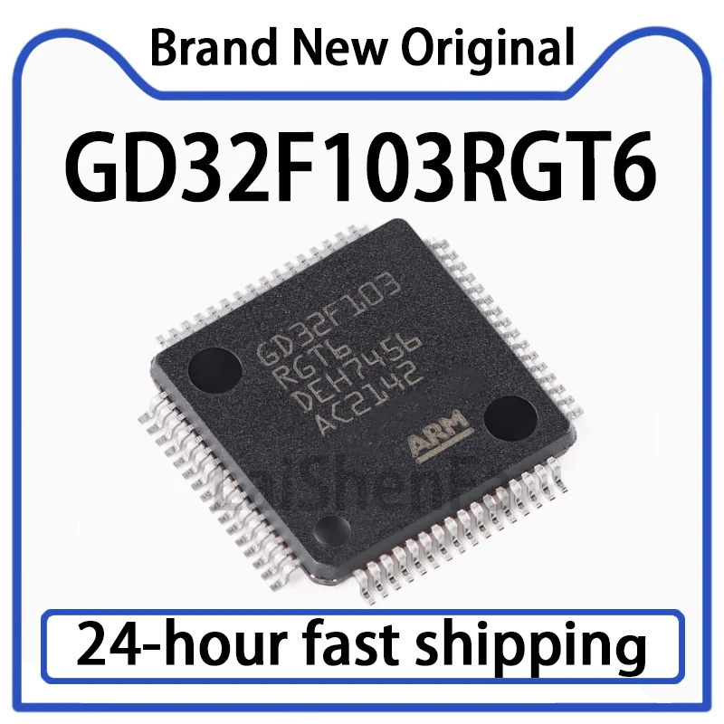 1PCS GD32F103RGT6 Package LQFP-64 32-bit Microcontroller MCU Chip Original in Stock