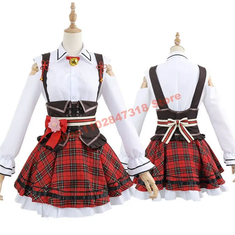 Hololive Vtuber Sakura Miko Cosplay Costume Virtual YouTuber 35P Nya Hello Anime Girls\' Daily Clothing