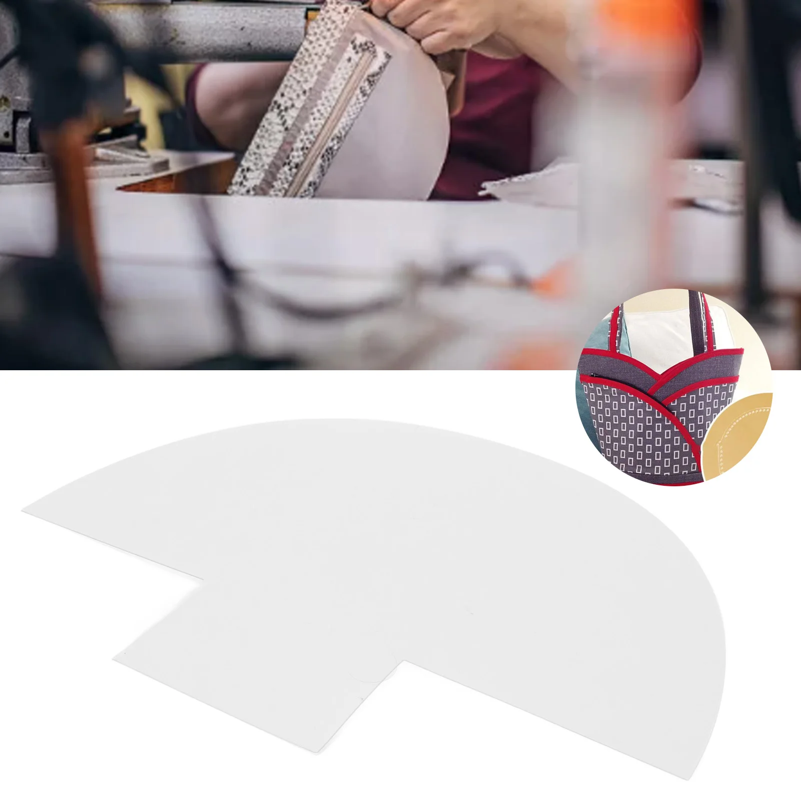 Handbag Sewing Template Transparent Acrylic Reusable Basket Bag Pattern Template For DIY Bag