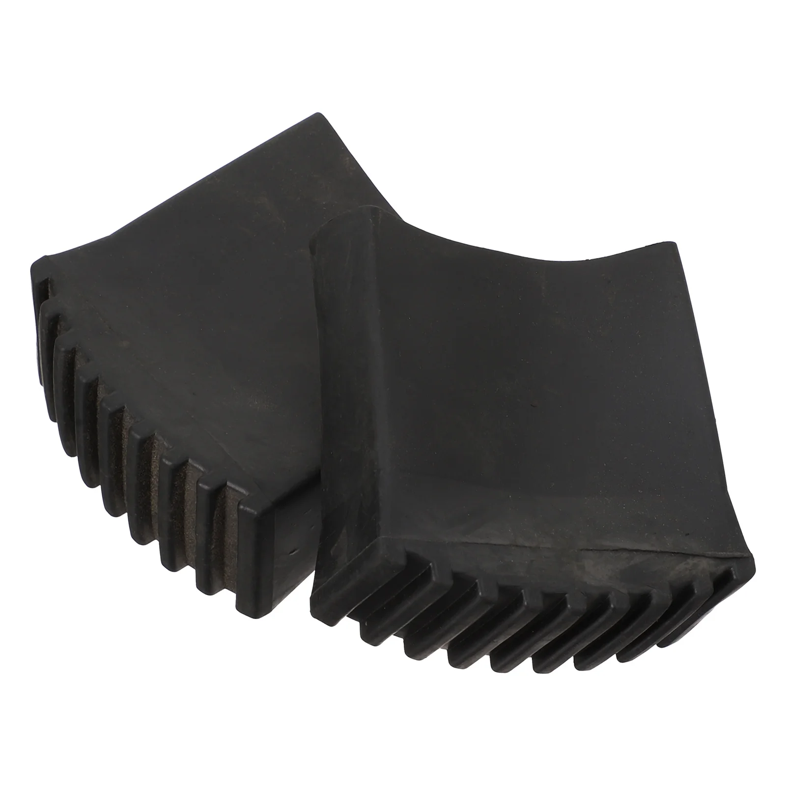 2 pezzi coprigambe antiscivolo protezione piedi in gomma nera per accessori scaletta domestica coprigambe scala strumento di costruzione