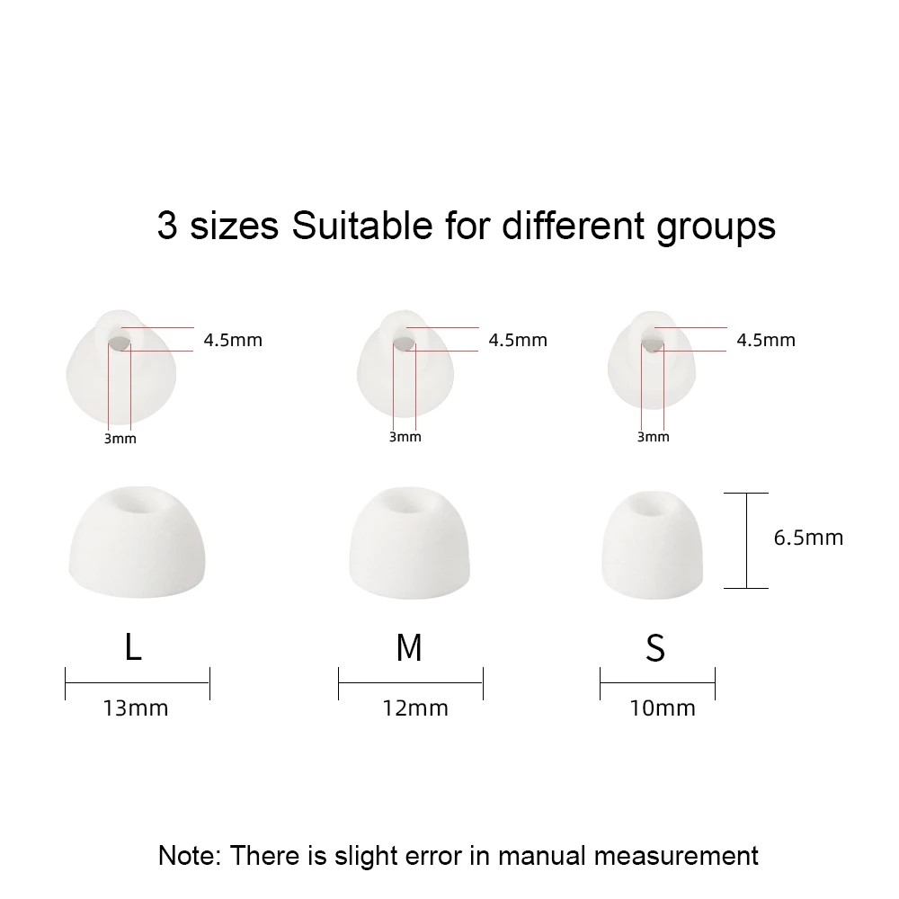 

for JBL Endurance Peak 3 Earbud Cover Silicone Earcups PEAK 3 Ear Caps Bluetooth-compatible Headset Accessories Black White