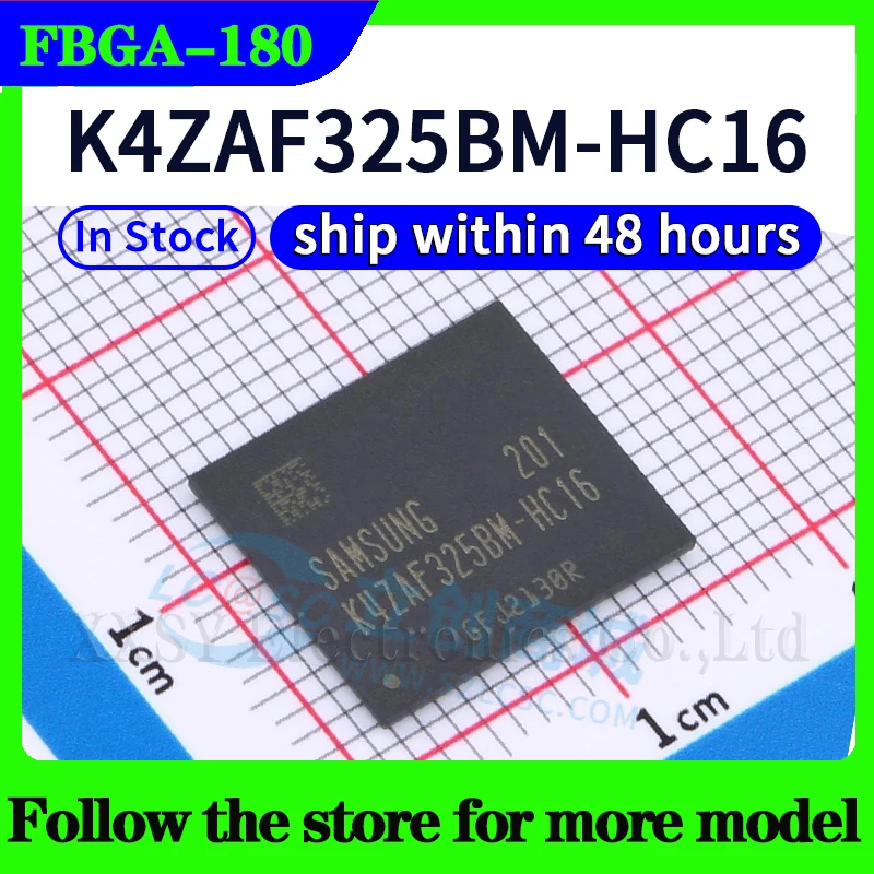 K4ZAF325BM-HC16 Carcasa impermeable FBGA-180 DDR SDRAM En stock