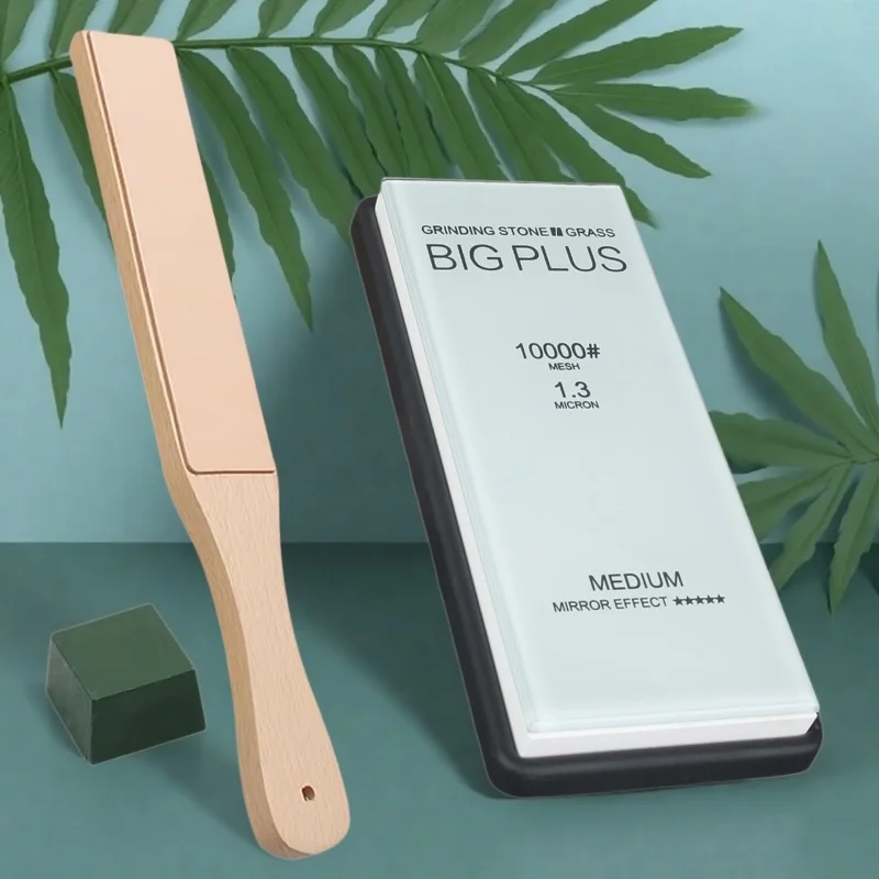 

Grit 400-10000# Glass Sharpening Stone Big Size Whetstone Single sided Professional top-level Grindstone With Polishing Tool