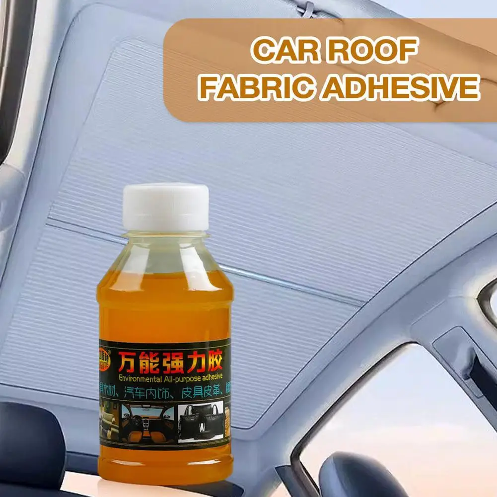 100ml Fast Dry Glue Liquid Car Roof Liner Repair Glue Fabric Leather Polyester Glue For Car Inside Repair Dropshipping