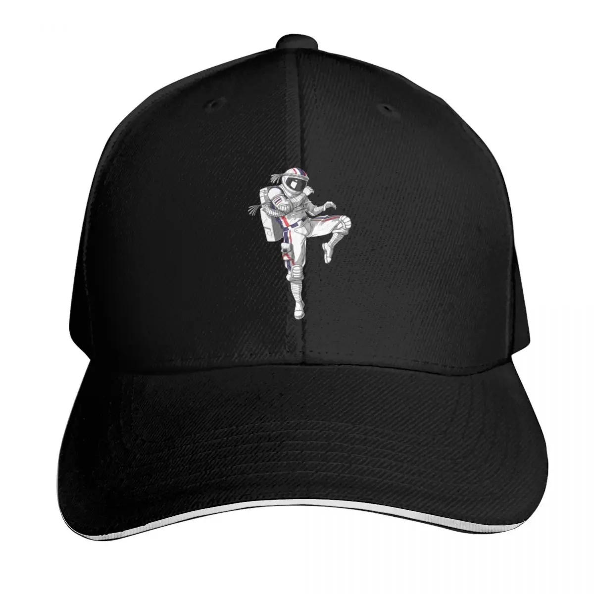 Muay Thai Astronaut Baseball Cap Moisture Wicking Quick Dry Curved Brim Classic Fit Low Profile Unstructured
