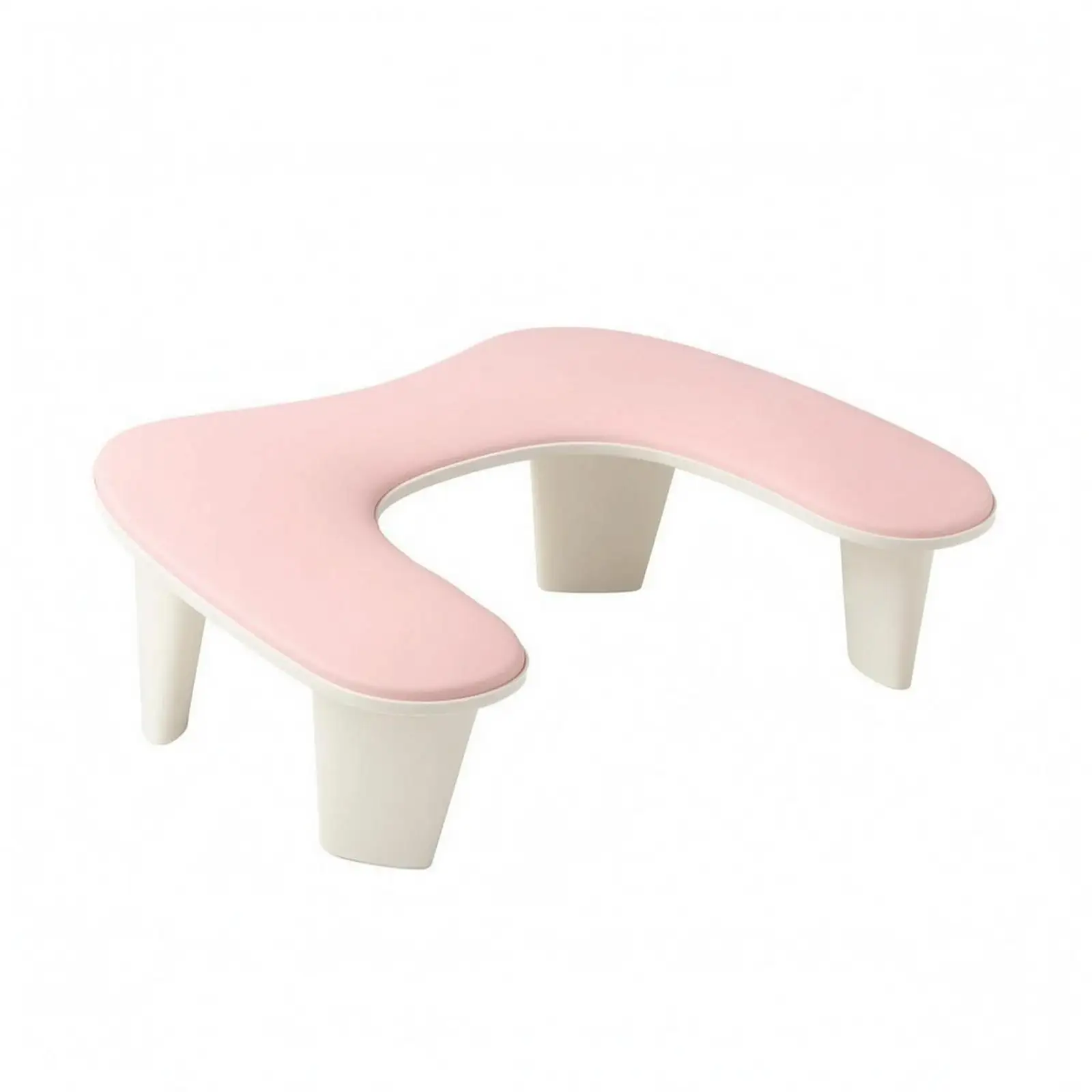 Raised Nail Support Cushion Hand Pillow for Manicure Soft Comfort Rest with Smooth Rounded Top for Professional Nail Workspace